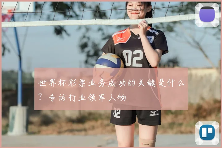 世界杯彩票业务成功的关键是什么？专访行业领军人物