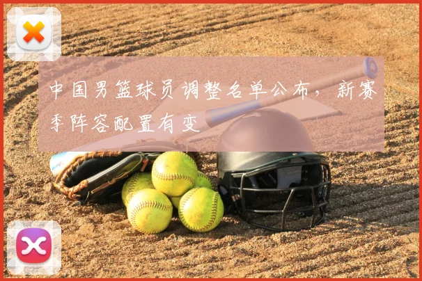 中国男篮球员调整名单公布,新赛季阵容配置有变